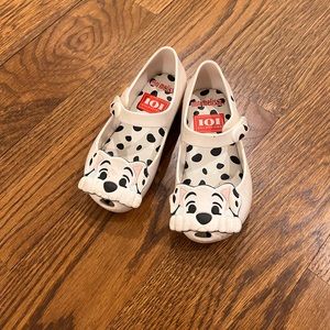 Mini Melissa Disney Dalmatian shoes. Size 9